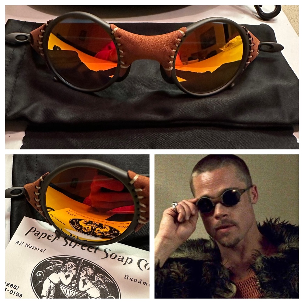 Paperstreetshade Fight Club Tyler Durden NEW Oliver Peoples 523 Mars Brad Pitt